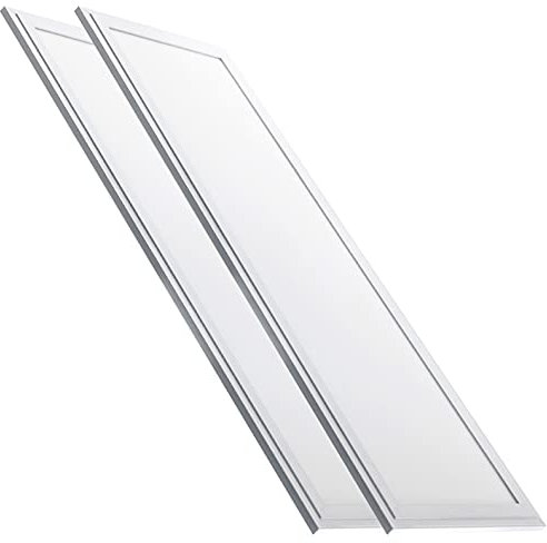 LED ATOMANT Pack 2X Panel LED Slim 120x30cm, 48w. Color Blanco Calido (3000K). 4400 lumenes. Driver Incluido.
