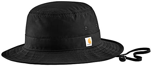 Carhartt Damen Rain Defender Lightweight Bucket Hat, Farbe: Black, Größe: S-M