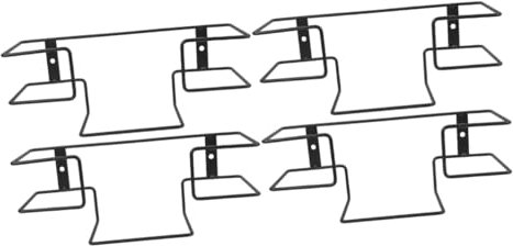 OUNONA 4stücke Teiliges Wandhalterung Handtuchspender Wandmontierter Handschuhspender Aus Praktische Aufbewahrung Für Einweghandschuhe Und Taschentücher Platzsparendes Design Für
