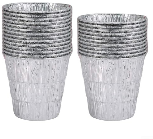 Oniissy 25Pcs Grill Inserts For Traeger Pro Series, For Green Mountain Grills,Grease Bucket Liners,Aluminum BBQ and Grill Grease Bucket Liners,Fits Most Standard Drip Buckets