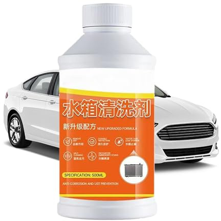Nettoyant et rinçage pour radiateur,500ml Détaillant Décapant Nettoyant | pour système de refroidissement | Pour bloc moteur, noyau métallique et joint de culasse