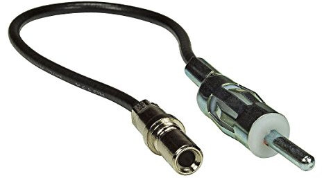 tomzz Audio 1507-001 Adaptador de Antena Compatible con Chrysler Chevrolet Dodge Jeep Adaptado a la Clavija DIN de 15 cm de Longitud Aproximadamente
