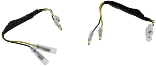 Widerstand mit Adapterkabel für LED Blinker (27 Ohm), Paar, Motorrad, Roller usw