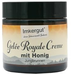 Gelée Royale Creme, 100% Natur, Anti-Aging, Honig Gesichtscreme, 50ml Tiegel, Imkergut