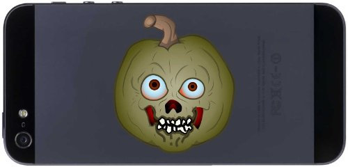 Handy-Aufkleber - Kürbis 03 - Pumpkin - Handy Skin - 70 mm Aufkleber