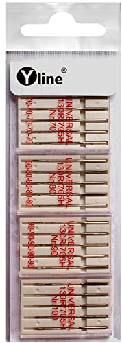20 Nähmaschinennadeln Universal Nr. 70-80-90-100 Flachkolben 130/705H für Nähmaschine, Maschinen Nadeln, sl, E90095