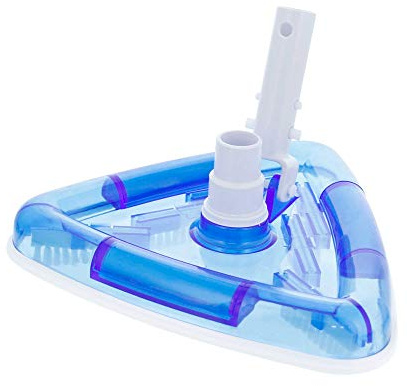 U.S. Pool Supply Testa aspirante triangolare trasparente ponderata per piscina con girevole