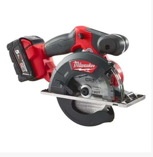 Milwaukee Metallkreissäge M18 Fmcs-502x mit 2x 5, 0 Ah Akku in HD-Box (Fuel), 18 V, Red, Rot