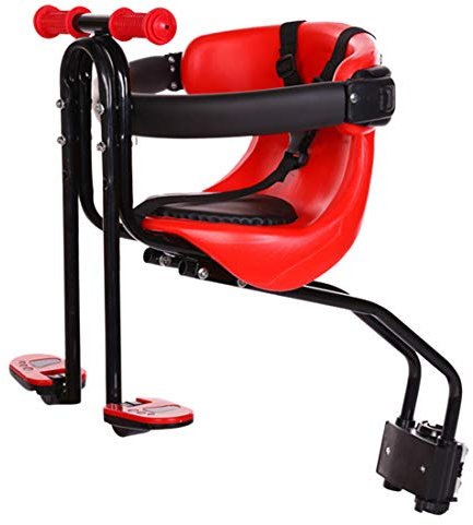 Sunbary Kindersitz Fahrrad Vorne, Abnehmbarer Fahrradsitz mit Handlauf für Kinder 2-4 Jahre,bis 50KG