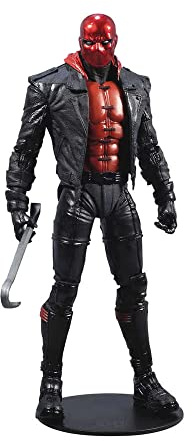 McFarlane TM30138 DC Multiverse Batman Tre Jokers 7IN figurer WV1-RED huva, flerfärgad - flerfärgad - 7