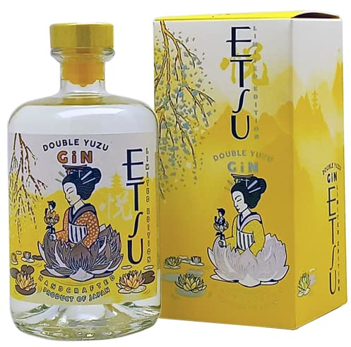 ETSU Double Yuzu Gin | Limited Edition | Gin aus Japan | 0,7l. Flasche in Geschenkpackung
