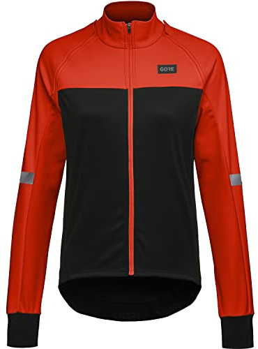 GOREWEAR Phantom Veste Femme, Black/Fireball, 42