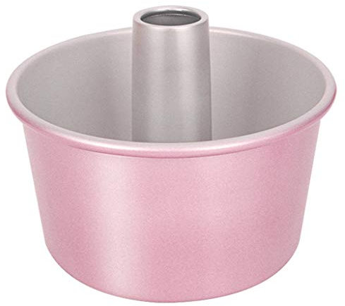 JJJ GCX- Torta Stampo da 7 Pollici in Oro Rosa accresciuta Giapponese trapezoidale in Alluminio anodo in Diretta Inferiore Stampo Cavo Chiffon Cake conveniente