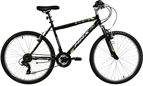 Basis MRX Pro Hardtail Mountain Bike, 26 Wheel - Black/Green