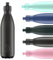 Chilly's Original Sports Bottles - BPA-Free Stainless Steel Reusable Water Bottle - Keeps Cold, Double Walled, Vacuum Insulated - Dishwasher Safe Lid - 750ml - Monochrome Black