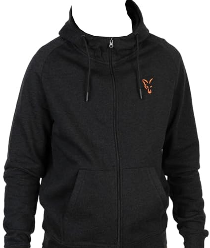 Fox Collection Lw Hoody Black & Orange - Angelpullover