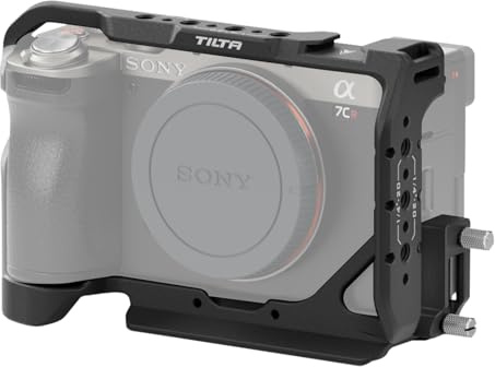 Tilta a7C II/R Cage, Full Camera Cage Compatible with Sony a7C R/II with HDMI Cable Clamp - Black TA-T60-FCC-B