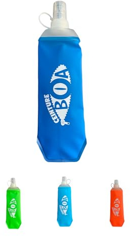 Ceinture BOA Gourde Flasque souple pliable 500 ml (bleue foncée)