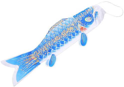 Milisten Koinobori-hängedekor Japanische Fischflagge Und Farbenfroh Leichter Für Vorgarten Terrasse Oder Fenster Dekorativer Windsack Zum Aufhängen Im Freien