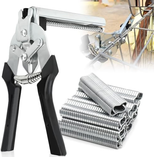 Pince pour Grillage et Clôture - Agrafe, Anneaux - Outil Polyvalent