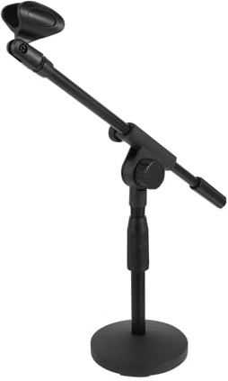 GLSTOY Adjustable Boom Arm Mic Stand Desktop Mic Rack for Xlr Microphone Creative Table Holder Heavy Base