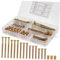 TOKIDNY 1 Juego Tornillos Para Muebles Insertos Roscados Para Madera Con Pernos Kit De Tuerca De Inserción Roscada Insertos De Madera Roscados Pernos Planos Pernos Para Muebles Color Acero