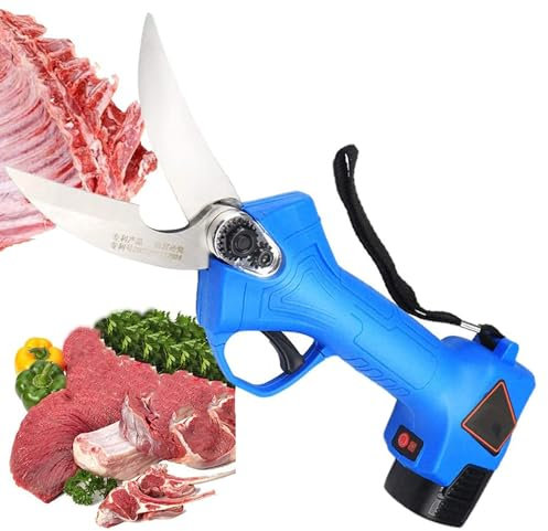 SXYKXYDL Forbici da Cucina, Forbici elettriche Resistenti, Forbici da Cucina Professionali in Acciaio Inossidabile Senza Fili, per pollame, rapaci, Carne, Granchio, Frutti di Mare, Erbe aromatiche