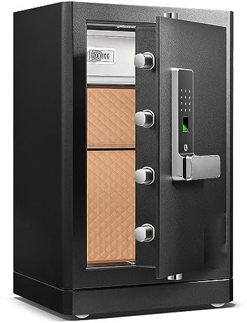 strongbox Coffre-Fort Haute capacité avec Mot de Passe électronique, Coffre-Fort Domestique Tout en Acier, Coffre-Fort Invisible, Armoire de sécurité pour Bureau, hôtel strongbox