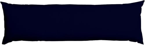 Comfy Nights Bolster Pillow 3FT(36Inch) - Black - Full Body Pillow, Soft Hollowfiber Filling, Long Pregnancy Pillow for Maternity Support and Side Sleeper (Black, Single (3FT))