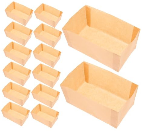 Mikinona 50pcs Non Stick Baking Paper Molds Loaf Pan Liners Grease Paper Parchment for Easy Toast Baking Cake Decorations