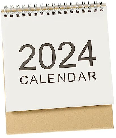 Gadpiparty Englischer Mini Tischkalender Papier Stehkalender Kompakter Home Office Kalender Geschenkidee Desktop Kalender Für Büro Und Zuhause