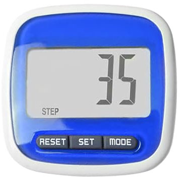 Clip On Pedometer, Simple Walking Pedometer, Accurate Pedometers Step Counter, Walking Pedometers Clip On, Accurately Track Simple Steps Counter, Digital PocketPedometer For Walk Fitness,Large Display