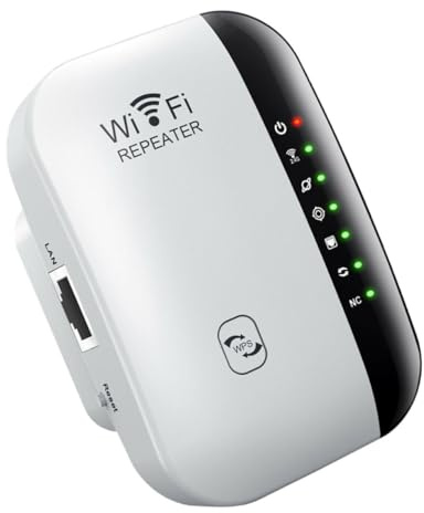 Repetidor Wi-fi 300 Mbps 802.11 B/g/n de Plástico Blanco | Cobertura Ampliada, Alta Penetración y Menor Pérdida, para Varios Dispositivos y Uso Multimedia Intenso