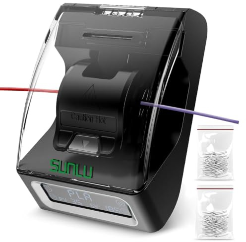 Filamentverbinder mit 400 PTFE Schlauch, SUNLU Filament Connector für 1,75mm 3d Drucker Filament, Filamentspleißer Kompatibel mit PLA PETG TPU ABS PA Nylon