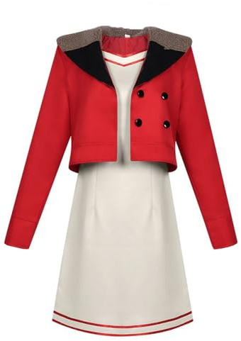 Ayase Momo Cosplay Disfraz Rojo Estilo RPG Uniforme Nuevo Cos Traje Conjunto Halloween Fiesta Carnaval Traje