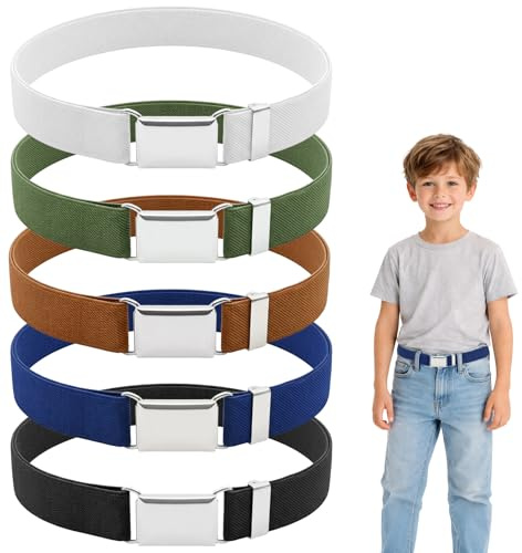 Minfuerang Einstellbarer Kinder Gürtel, Stretch Kindergürtel, Verstellbare Kindergürtel, 2-15 Jahre,für Jungen Mädchen,für Jeans,Shorts,Hosen,Kleider