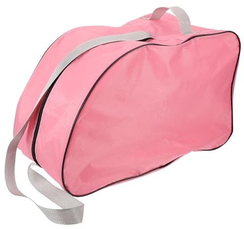 BESTYASH Mochila para Patines Niña Rosa Tela y Diseño Simple, Bolsa para Patines Artísticos y Bolsas Ruedas para Zapatos Adecuado para Uso al Aire Libre