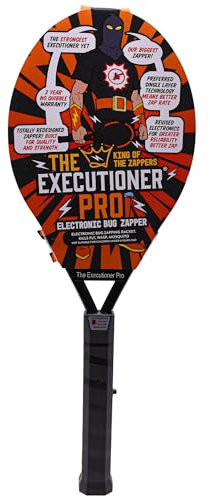 The Executioner Pro Fly Zapper Mosquito, Wasp, Bug, Insect Killer Swatter Electric Fly Zapper Racket Single Layer for Efficient Zapping Indoor Outdoor
