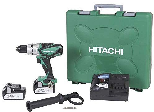 Hitachi DV18DSDLLW - Taladro percusión-Atornillador 18v 2 baterías deslizantes Li ION 4,0 Ah