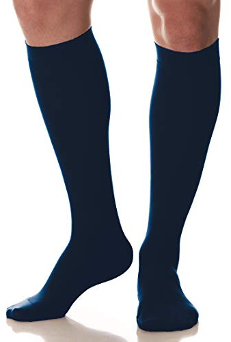 SCUDOTEX Bas Unisexe Grand Voyage Compression Décroissante Légère 14-17 Hg mm Couleur Blue Taille 4