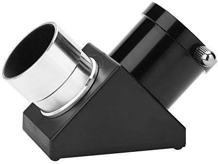 Yunir 1.25 Espejo Adaptador Diagonal de 90 Grados Erección de Imagen Prisma Espejo para Refractor y Telescopios Catadióptricos