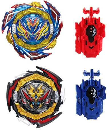 Wotean Gyroscope Turbo Set, 3D Arena Metall Fusion KampfKreisel, Mit Battling Top Launcher, Geschenk-Sets(187+180)