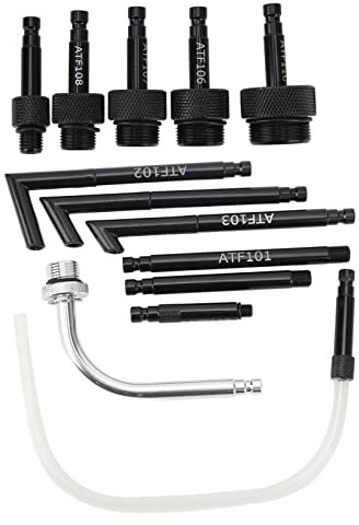 ATF -Füllstoff -Adapter Langlebige Getriebeöl -Nachfüllanschluss Werkzeug für Autoenthusiasten Hochleistungs -Kohlenstoffstahl -Set