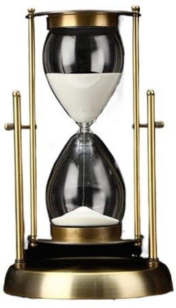 Temporizador de arena, Temporizador de arena, Decoración de reloj de arena de 60 minutos, Reloj de arena grande, Reloj de arena, Reloj de arena de cristal de 1 hora, Reloj de arena (60 minutos)