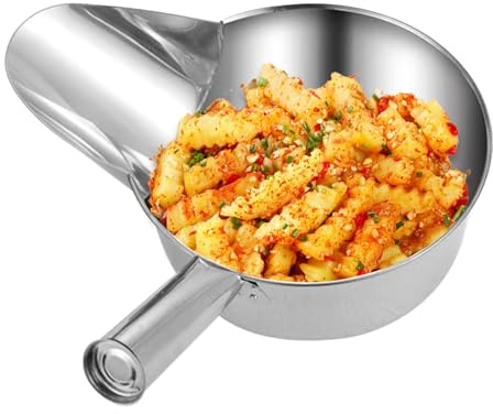 Pelle De Cuisine Alimentation,Louche De Servir De La Nourriture En Acier Inoxydable Pelle | Outil Avec Bec De Préparation De Repas Sucre Sel Sauce Popcorn Riz