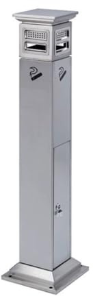 ruyi-1986 Ceniceros de pie Columna de Cenizas for Exteriores con ventilación múltiple Humo, cenicero pie Acero Inoxidable fijación