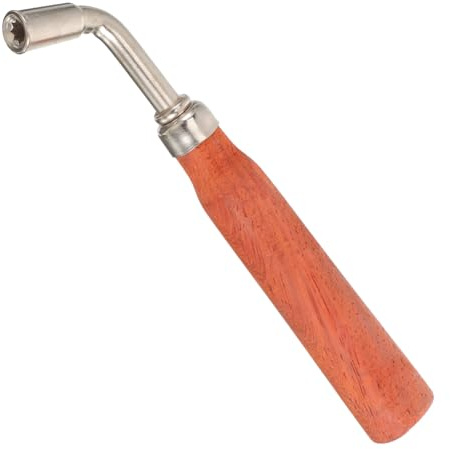 BESPORTBLE Dulcimer Stimmwerkzeug Schraubenschlüssel aus Metall und Holzgriff Handliches Hackbrett Instrumentenzubehör für Präzise Stimmung
