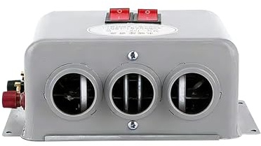 Calentador De Coche Portátil - Dispositivo De Calentamiento Rápido 12V 24V | Calefactor De Aire Para Automóvil | Para Vehículo Automóvil Camión Autocaravana Garaje Interiores Oficinas Tienda