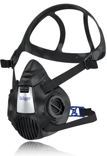 Dräger X-plore 3500 Masque de Protection respiratoire réutilisable | Demi-Masque en Taille M, sans filtres
