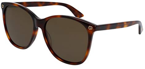 Gucci Damen GG0024S 002 Sonnenbrille, Braun (Avana/Brown), 58
